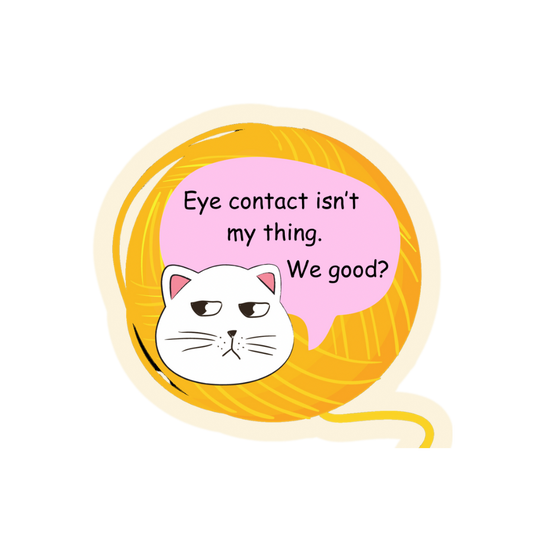 Eye Contact | Matte Paper Sticker