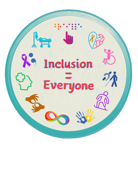 Inclusion = Everyone | Matte Paper Sticker