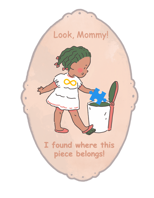 Look, Mommy! | Matte Paper Sticker